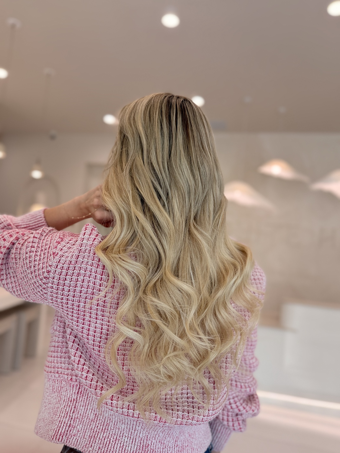 Resultado de extensiones rubias MILÔSH